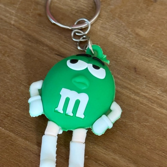 Green M&M Character Keychain - Picture 3 of 4